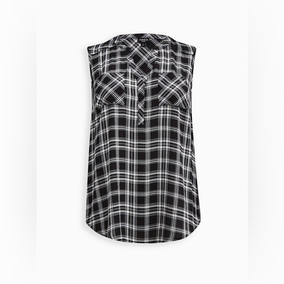 NWT: Harper Georgette Sleeveless Blouse - Picture 2 of 4